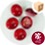 Lustered Ruby Red Glass Nuggets